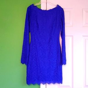 Alexia Admor Blue Lace Dress NWOT
